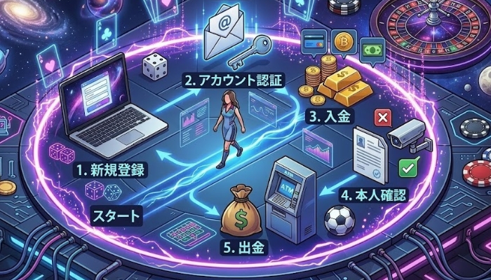 オンラインカジノ 始め方